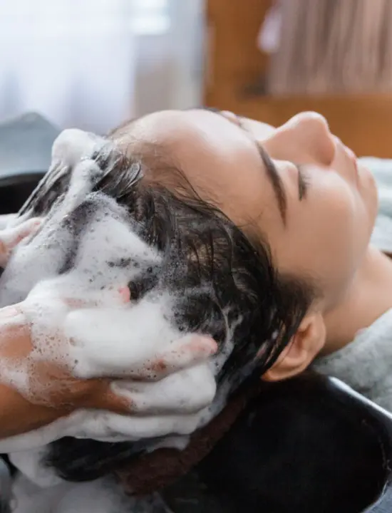 Hair Wash with Conditioning - Long | Luxury Wash Ritual Patna — hair at Kritika Ladies Beauty Parlour, Patna